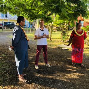 Présidente ILOAI Présidente TALOMAFAIA Visite Kafika